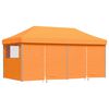 vidaXL Party Tent Folding Orange 292 x 580 x 315 cm Oxford Fabric