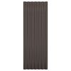 vidaXL Roof Panels 12 pcs Galvanised Steel Brown 100x36 cm