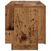 vidaXL Bedside Cabinet Old Wood 100x35x40 cm Engineered Wood
