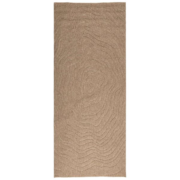 vidaXL Area Rugs Moire Rectangular Natural 200 x 80 cm