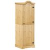 vidaXL Wardrobe Corona 55x52x170 cm Solid Wood Pine