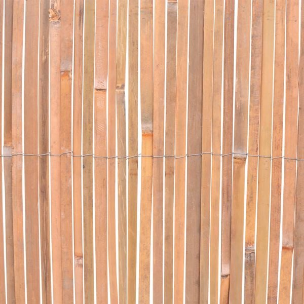 vidaXL Bamboo Fence 125x600 cm