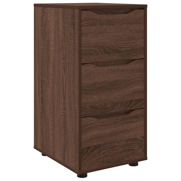 vidaXL Storage Cabinet Brown Oak 40 x 48 x 81 cm Engineered Wood