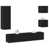 vidaXL TV Cabinet Set Wall-mounted 5 pcs Old Wood Engineered Wood