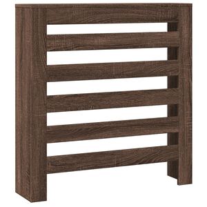 vidaXL Radiator Cover Brown Oak Engineered Wood