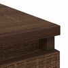 vidaXL Sideboard Brown Oak 80x35x99 cm Engineered Wood