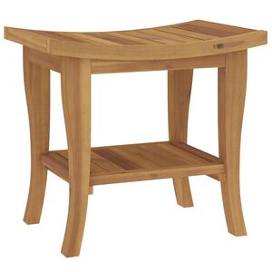 vidaXL Bathroom Side Table 50x35x45 cm Solid Wood Teak