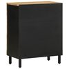 vidaXL Sideboard 60x33.5x75 cm Solid Rough Wood Mango