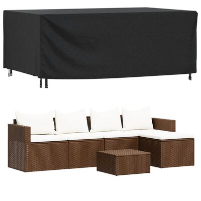 vidaXL Garden Furniture Cover Black 240x140x90 cm Waterproof 420D