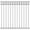 vidaXL Fence Element ASSEN 170 x 150 cm Steel Grey
