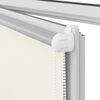 vidaXL Roller Blind Blackout Off White 95x150 cm Fabric Width 90.7 cm Polyester