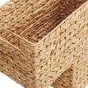 vidaXL Stair Basket Natural 38 x 20 x 40 cm Water hyacinth