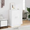 vidaXL Shoe Cabinet White 60x35x92 cm Engineered Wood