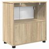 vidaXL Bathroom Cabinet with Storage Sonoma Oak 61 x 35 x 64 cm