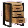 vidaXL Bedside Cabinet Brown 40 x 40 x 59 cm Solid Mango Wood