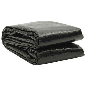 vidaXL Rectangular Pool Cover 1000x600 cm PE Black
