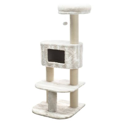 TRIXIE Cat Scratching Post Nelli White and Taupe