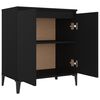 vidaXL Sideboard Black 60x35x70 cm Engineered Wood