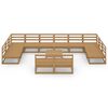 vidaXL 13 Piece Garden Lounge Set Solid Pinewood