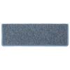 vidaXL Stair Mats Self-adhesive Sisal-Look 15 pcs 65x21x4 cm Blue