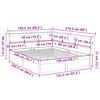 vidaXL Bookcase Bed without Mattress 150x200 cm Solid Wood Pine