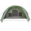 vidaXL Tunnel Tent with Roof Green and White 890 x 470 x 220 cm