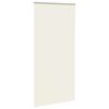 vidaXL Roller Blind Blackout Off White 115x230 cm Fabric Width 110.7 cm Polyester