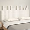 vidaXL Wall Headboard White 146.5x3x80 cm Solid Wood Pine