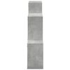 vidaXL Wall Cabinet 78x18x71 cm Concrete Grey Engineered Wood