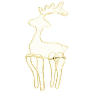 vidaXL Reindeer Christmas Decoration | Warm white | PVC | Standard