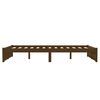 vidaXL Bed Frame without Mattress Honey Brown Solid Wood 120x190 cm Small Double