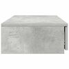 vidaXL Bed Drawers Concrete Grey 90 x 36.5 x 16.5 cm Engineered Wood