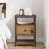 vidaXL Bedside Cabinet Old Wood 40 x 42 x 56 cm Engineered Wood