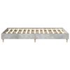 vidaXL Bed Frame No Mattress Concrete Grey 120x200 cm Engineered Wood