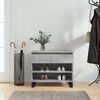 vidaXL Shoe Cabinet Concrete Grey 70x36x60 cm Engineered Wood