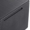 Keter Garden Storage Table Box Claire Graphite