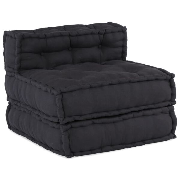 vidaXL Modular Sofa 4 pcs Anthracite Fabric