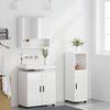 vidaXL Bathroom Furniture Set Wall-mounted 3 pcs High Gloss White