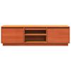 vidaXL TV Cabinet Wax Brown 140x35x40 cm Solid Wood Pine