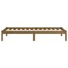 810005 vidaXL Bed Frame without Mattress Honey Brown Solid Wood 90x200 cm