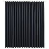 vidaXL Blackout Curtain with Hooks Black 290x245 cm
