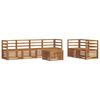 vidaXL Outdoor Sofa Set 7 pcs Natural Solid Acacia Wood