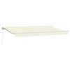 vidaXL Awning Frame Cream 350 x 200 cm Polyester with PU coating