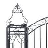 vidaXL Ornamental Garden Gate Wrought Iron 122x20.5x160 cm