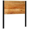 vidaXL Headboard 100 cm Solid Wood Acacia and Iron