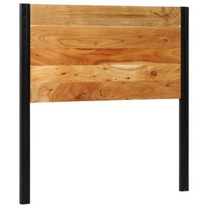 vidaXL Headboard 100 cm Solid Wood Acacia and Iron