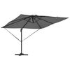 vidaXL Umbrella Anthracite 284 x 286x 270 cm Polyester and Aluminium