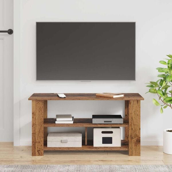 vidaXL TV stand Old Wood 100 x 40 x 50 cm
