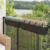vidaXL Railing Metal