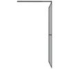 vidaXL Walk-in Shower Screen 100x195cm Dark Tempered Glass